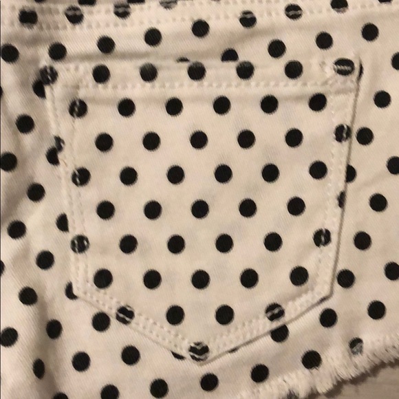 White denim shirts with black polka dots Sz 1 - Picture 7 of 7